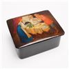 Image 1 : Russian Lacquer Box, Hand-Painted Fedoskino Scene
