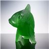 Image 4 : Baccarat Crystal Carpe Koi Fish Sculpture, Chartreuse with Box