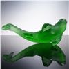 Image 6 : Baccarat Crystal Carpe Koi Fish Sculpture, Chartreuse with Box