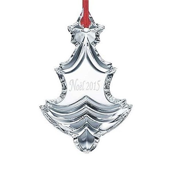 Baccarat Crystal 2015 Annual Tree Ornament