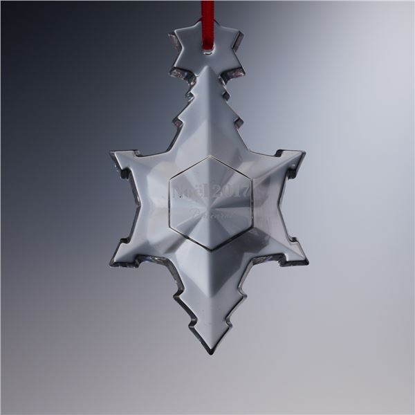 Baccarat Crystal Noel 2017 Star Snowflake Ornament