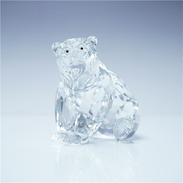 Swarovski Silver Crystal Figurine Grizzly Bear