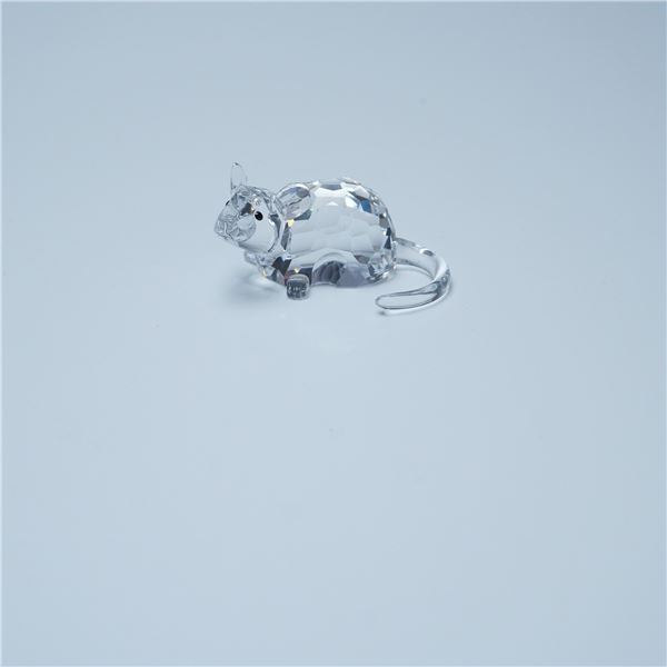 Swarovski Silver Crystal Figurine, Zodiac Rat