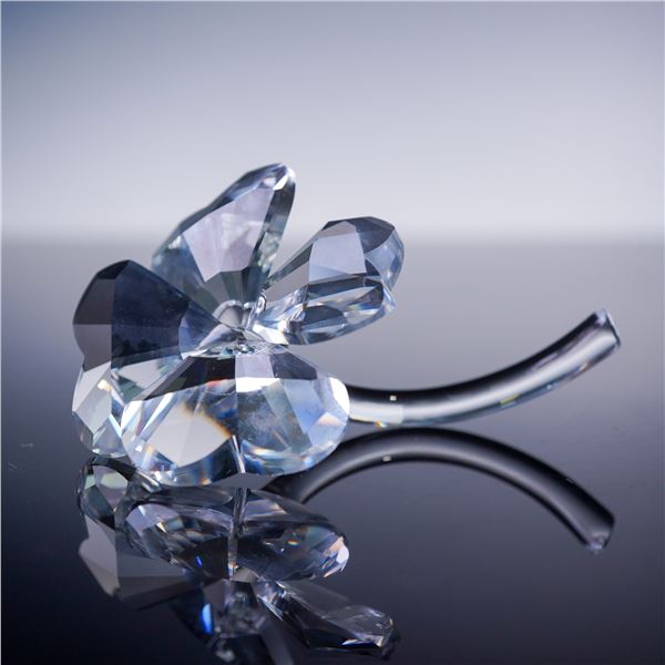 Swarovski Silver Crystal Figurine, Flower