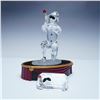Image 1 : Swarovski Crystal Figurine, Masquerade Harlequin with Base and Plaque