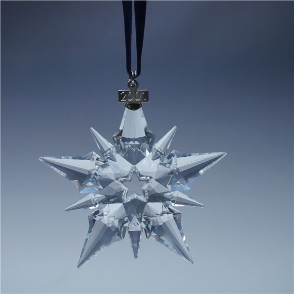 Swarovski Crystal 2001 Christmas Ornament