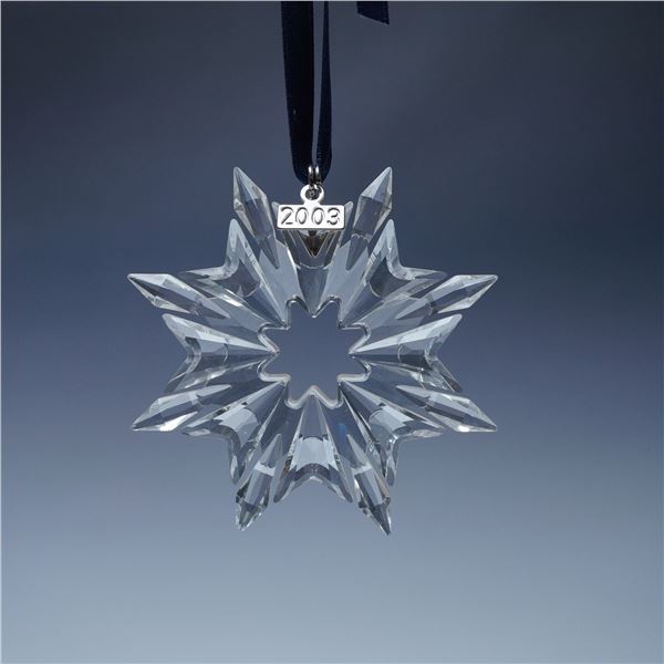 Swarovski Crystal 2003 Christmas Ornament