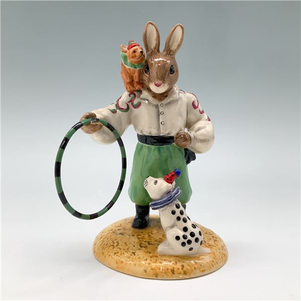 Royal Doulton Bunnykins Figurine, Tino The Trixstar DB333