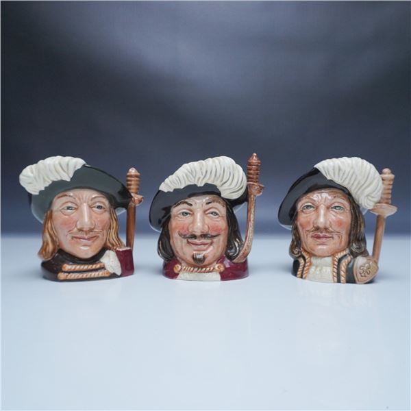 3pc Royal Doulton Character Jugs, The Three Musketeers