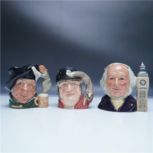 3pc Royal Doulton Small Character Jugs