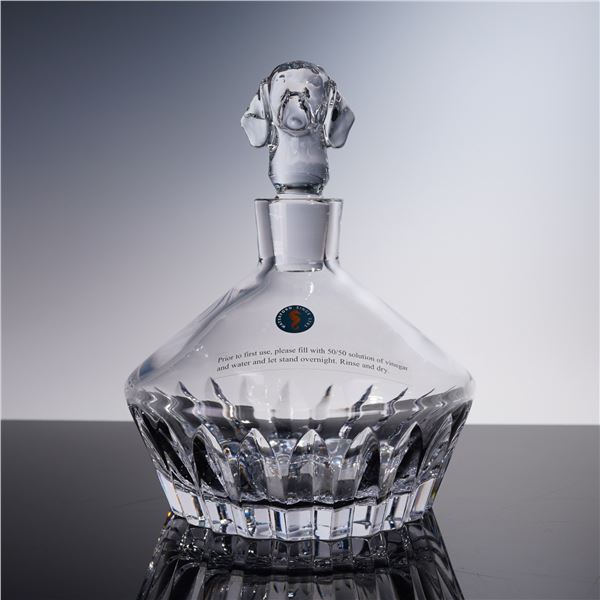 Waterford Irish Dogs Madra Beagle Crystal Decanter with Stopper