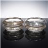 Image 1 : 4pc Frank M. Whiting Sterling Silver and Glass Coasters
