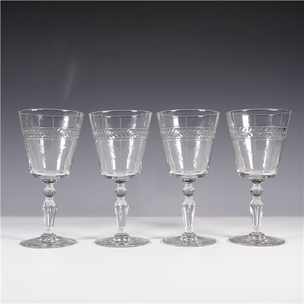 4pc Rock Sharpe Wine Glasses, Jefferson