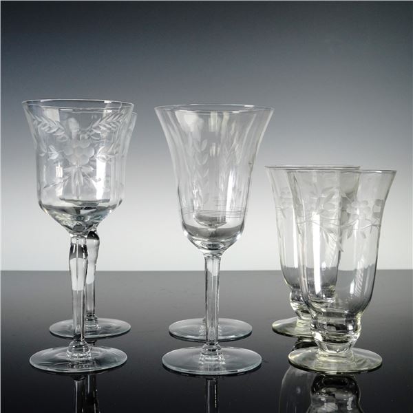6pc Libbey Glass Company Glass Ware