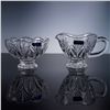 Image 1 : 2pc Marquis by Waterford Crystal Creamer and Sugar Set, Canterbury Pattern