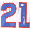 Image 2 : SAMMY SOSA SIGNED CHICAGO CUBS JERSEY - BECKETT COA