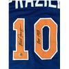 Image 2 : WALT FRAZIER SIGNED AND INSCRIBED NEW YORK KNICKS JERSEY - ELITE AUTHENTICATION COA