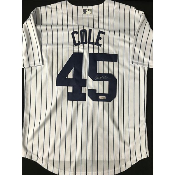 GERRIT COLE SIGNED NEW YORK YANKEES JERSEY - ACE COA
