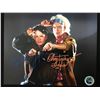 Image 1 : MICHAEL J FOR AND CHRISTOPHER LLOYD SIGNED 8X10 PHOTO WWO COA