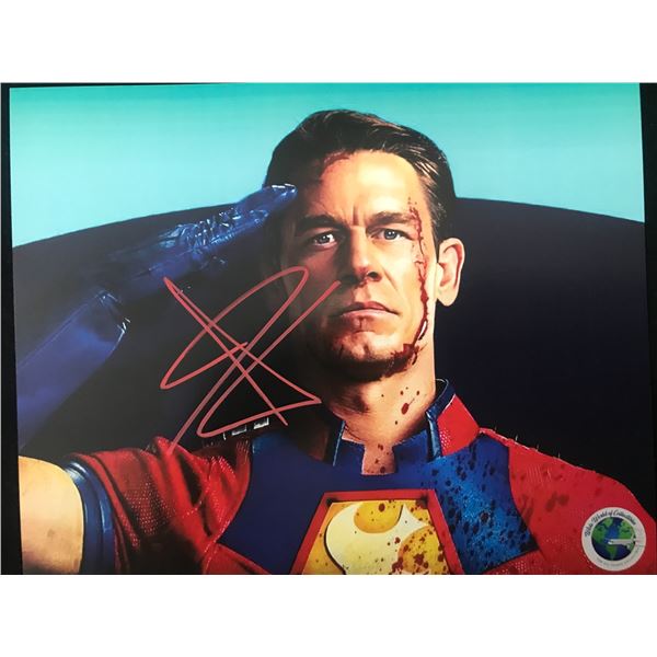 JOHN CENA SIGNED 8X10 PHOTO WWO COA