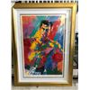 Image 1 : LARGE LTD EDITION MUHAMMAD ALI AND LEROY NEIMAN SIGNED ALI 40 X 65