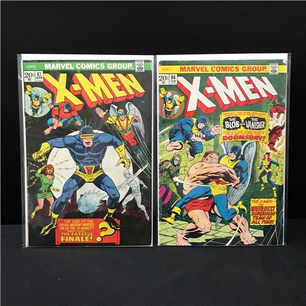 LOT OF 2 X-MEN COMICS #76 AND #77 - MARVEL