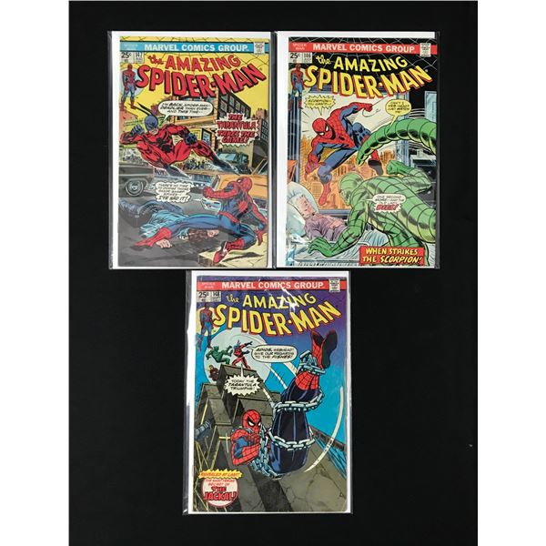 LOT OF 3 AMAZING SPIDERMAN COMICS - MARVEL
