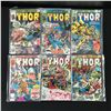 Image 1 : LOT OF 6 MIGHTY THOR COMICS - MARVEL