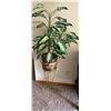 Image 2 : Metal Planter and Artificial Plant