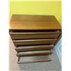Image 2 : 5 Drawer Satin Walnut Dresser