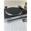 Image 2 : JVC Quartz Lock Record Player and Large Assortment of Records
