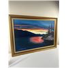 Image 2 : Sunset Kootenay Lake Painting