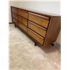 Image 1 : Satin Walnut 9 drawer dresser
