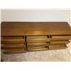 Image 2 : Satin Walnut 9 drawer dresser