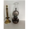Image 2 : Oil Lamp and Vintage Candle Holder
