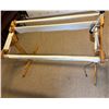 Image 1 : Moritz Design's Solid Oak Quilt Frame