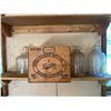 Image 1 : Vintage Jugs and Wood Crate
