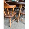 Image 2 : Wood Table & 4 Chairs