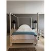 Image 2 : Queen size canopy bed frame only