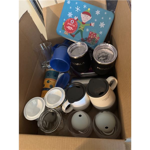 Starbucks, mugs, and other items