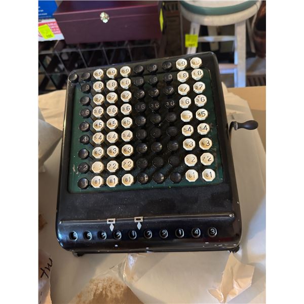 Burroughs adding machine