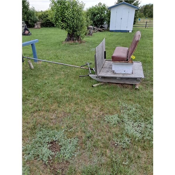 Shud Read Mini Horse Training Sleigh