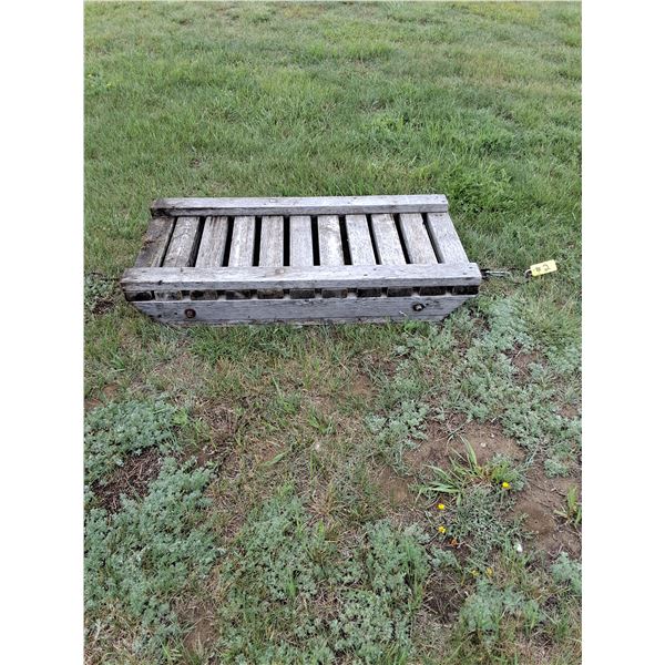 Stone Boat set up for Mini horse pulls - 24" x 48"