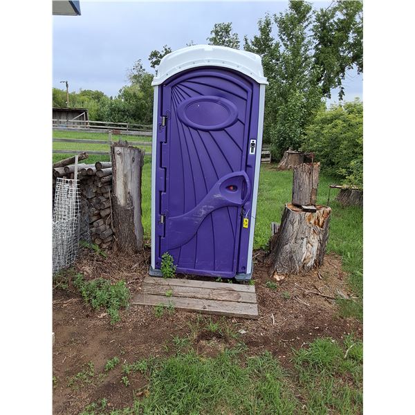Purple Portable Port-a-potty