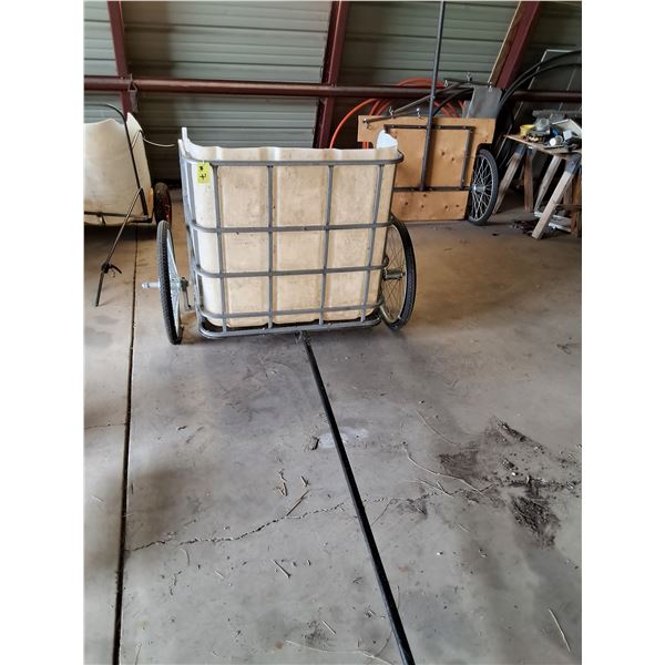 Custom Built Two Person Mini Horse Chariot - 26" W x 50" W x 43" T - 26" Wheel, 8FT Pole