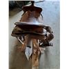 Image 3 : Saddle -15" Seat, Comes with Cinch, Breast Collar, Bridle and Pads-No Sawhorse
