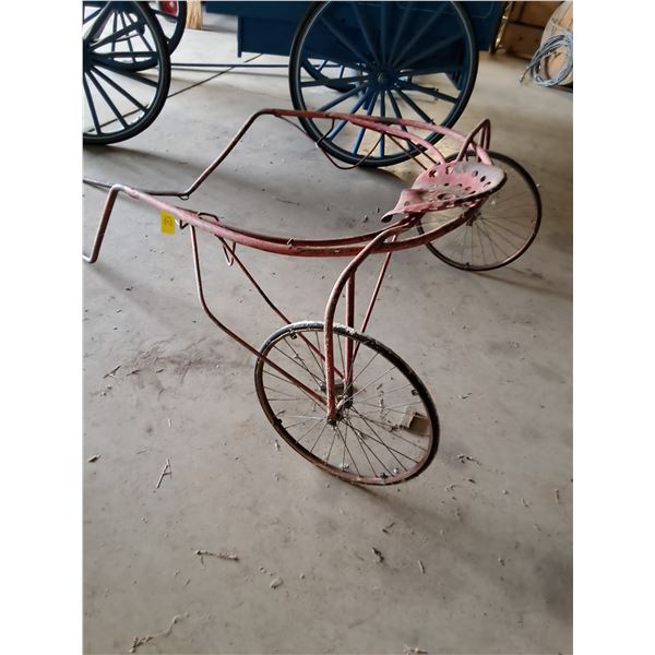 Single Horse Person Custom Built Chariot - 102" L x 64" W x 32" T