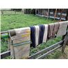 Image 1 : (3) Saddle Blankets and A Rug