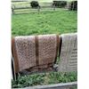 Image 4 : (3) Saddle Blankets and A Rug