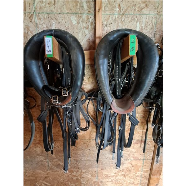 (2) Mini Driving Harnesses w/Bridles